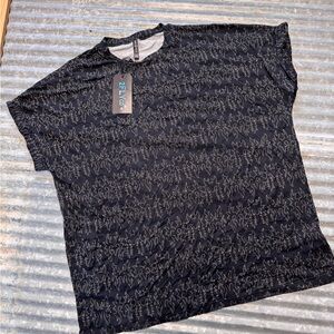 Black Patterned Men's Shirt